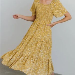 BALTIC BORN Rome Floral Smock Dress